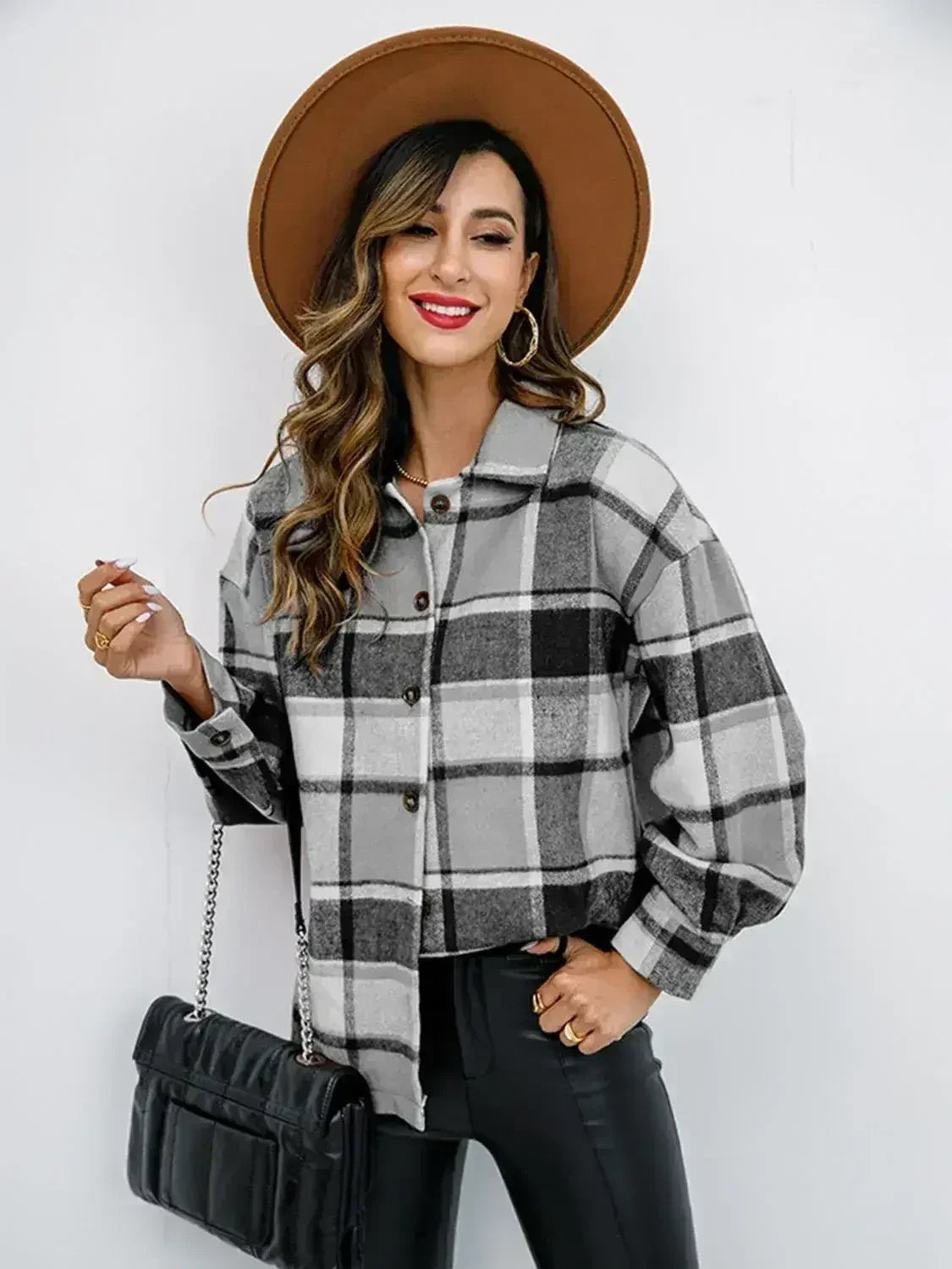 Veste boutonnée couleur citrouille