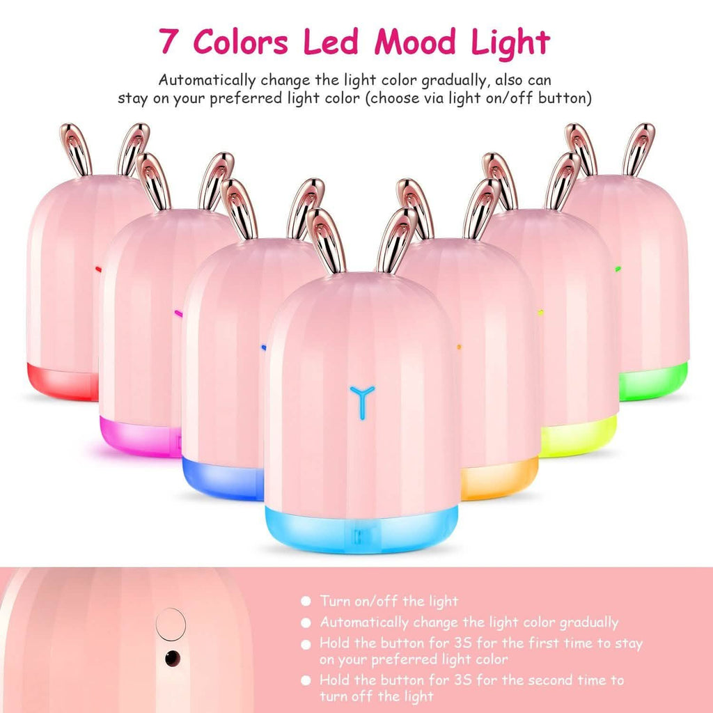Diffuseur d'air ultrasonique à brume fraîche de 220 ml avec 7 couleurs