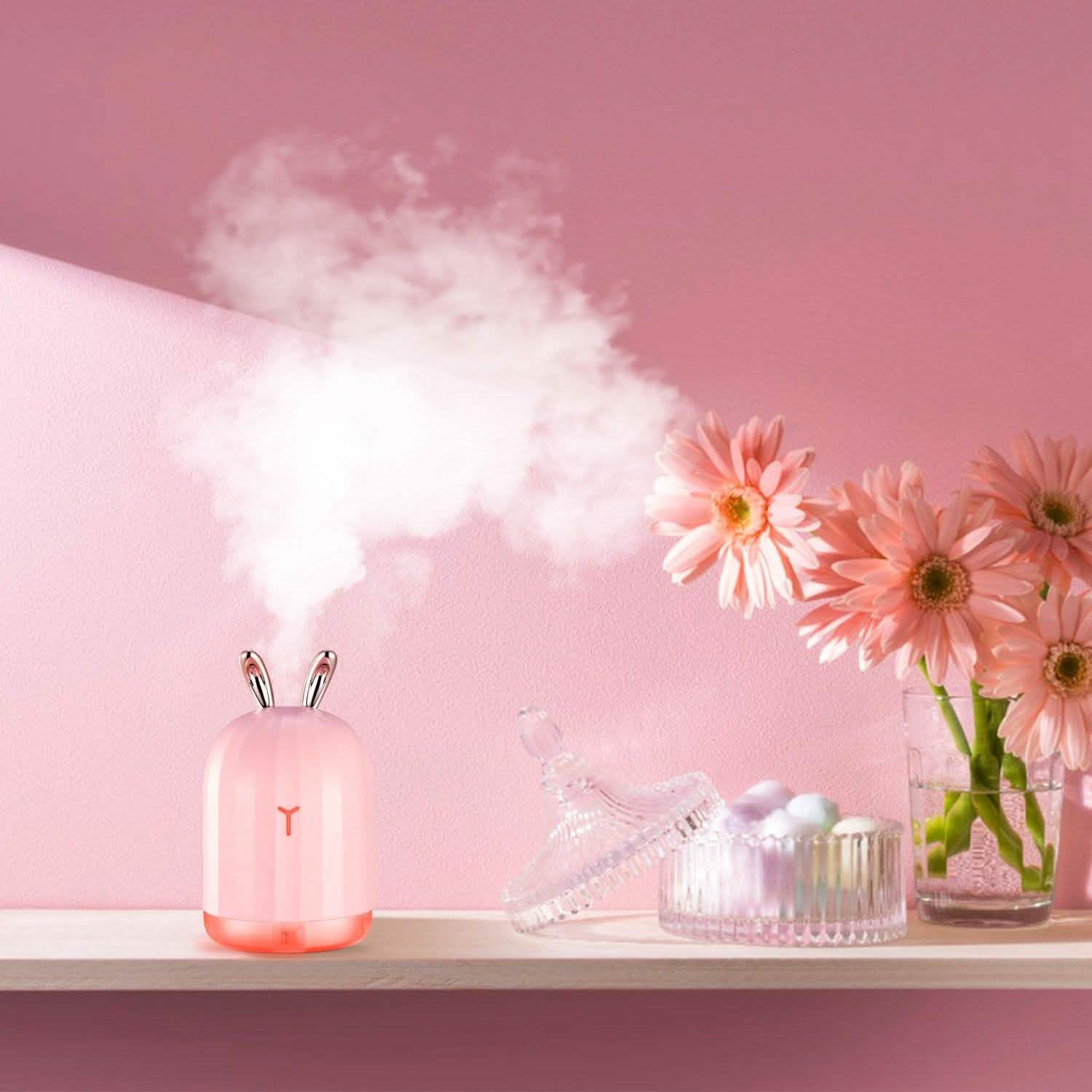 Diffuseur d'air ultrasonique à brume fraîche de 220 ml avec 7 couleurs