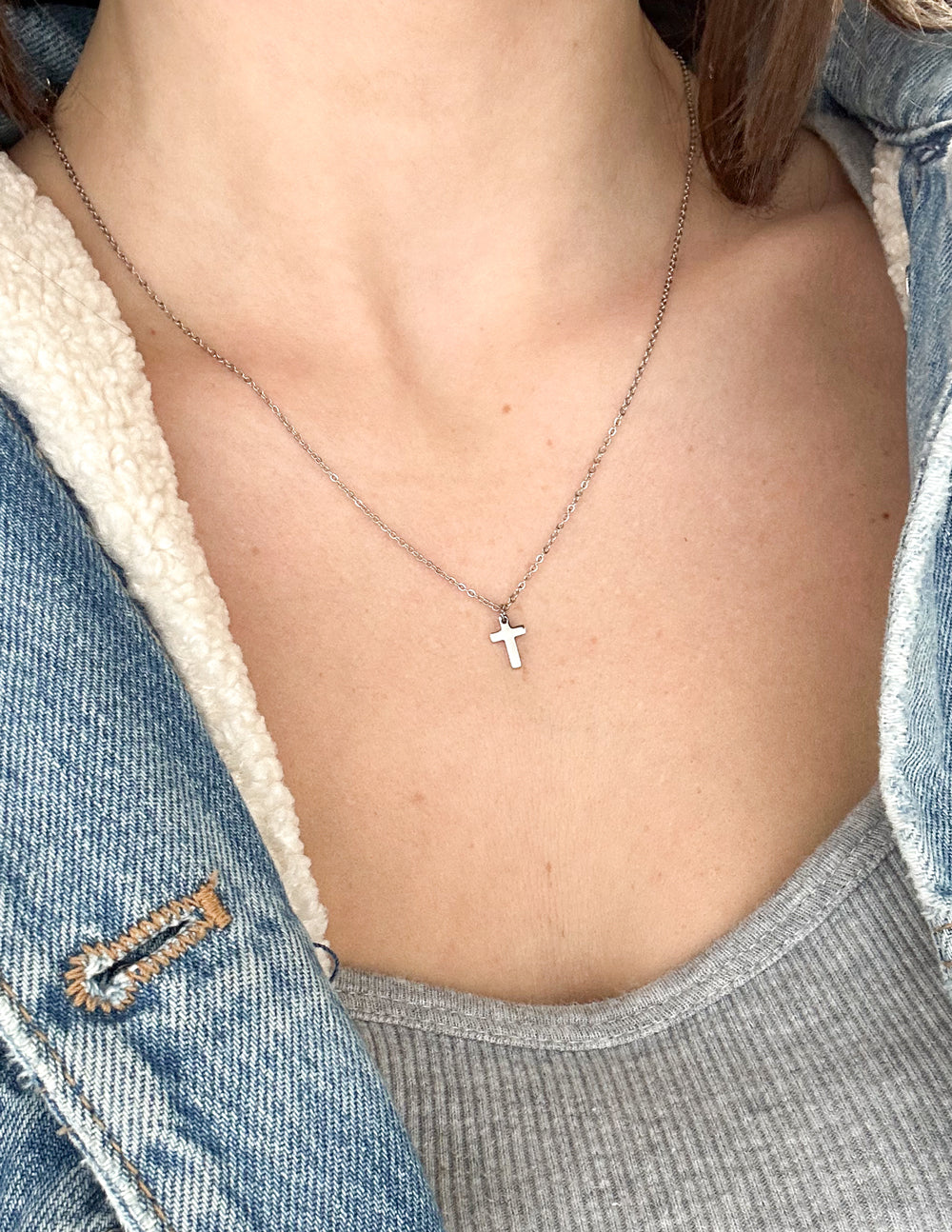 Collier Croix en Argent