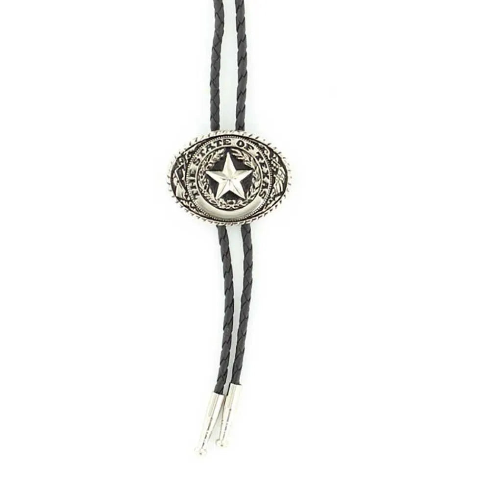 Sceau de l'État du Texas Double S - Cravate Bolo