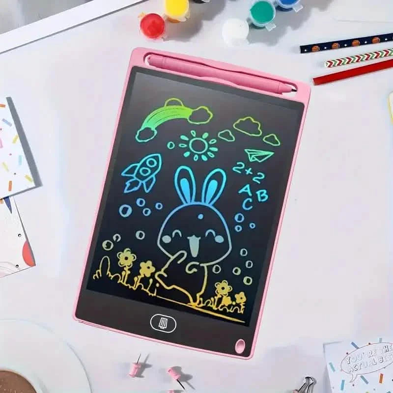 Tablette d'écriture numérique LCD avec stylet – Tableau de griffonnage et de dessin effaçable et réutilisable