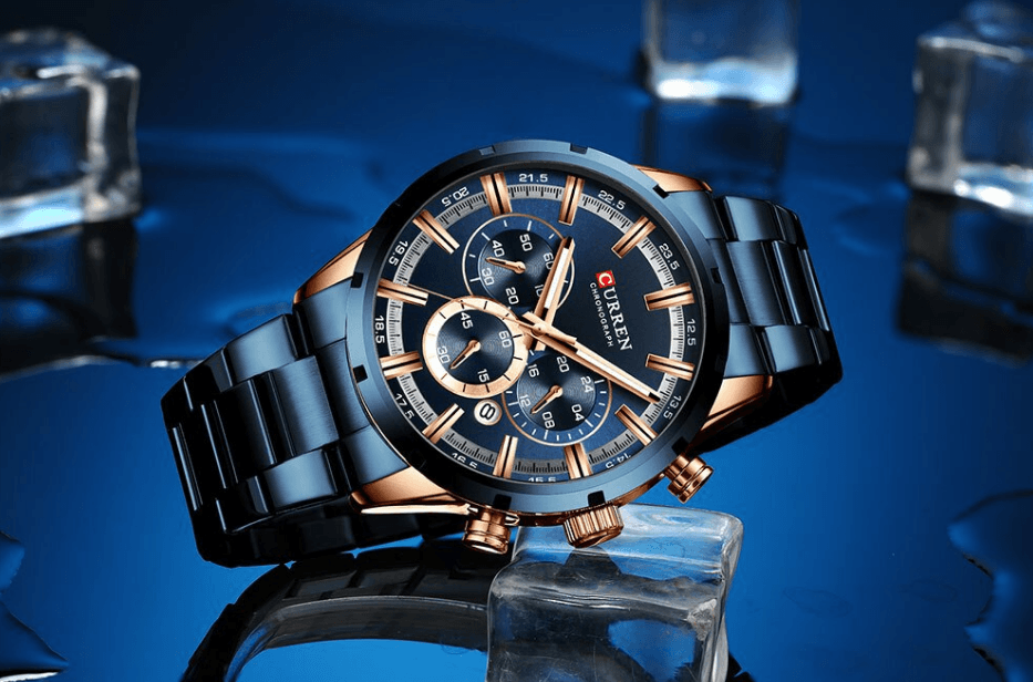 Montre de sport étanche en acier inoxydable pour homme avec chronomètre et affichage de la date spécial, design unique, cadeau parfait