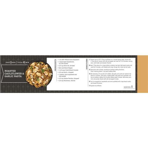 Spaghetti 100 % blé entier Kroger 454 g
