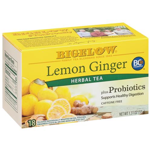 Bigelow Tea, Tisane Citron Gingembre (Sans caféine), 18 sachets