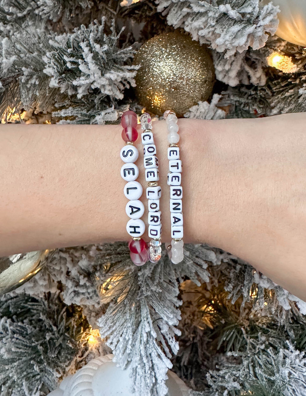 Bracelet Lettre Seigneur Venez