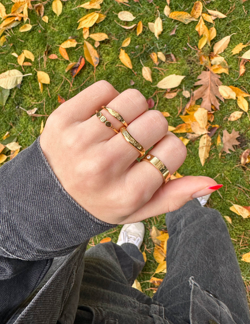 Bague lettre Dieu