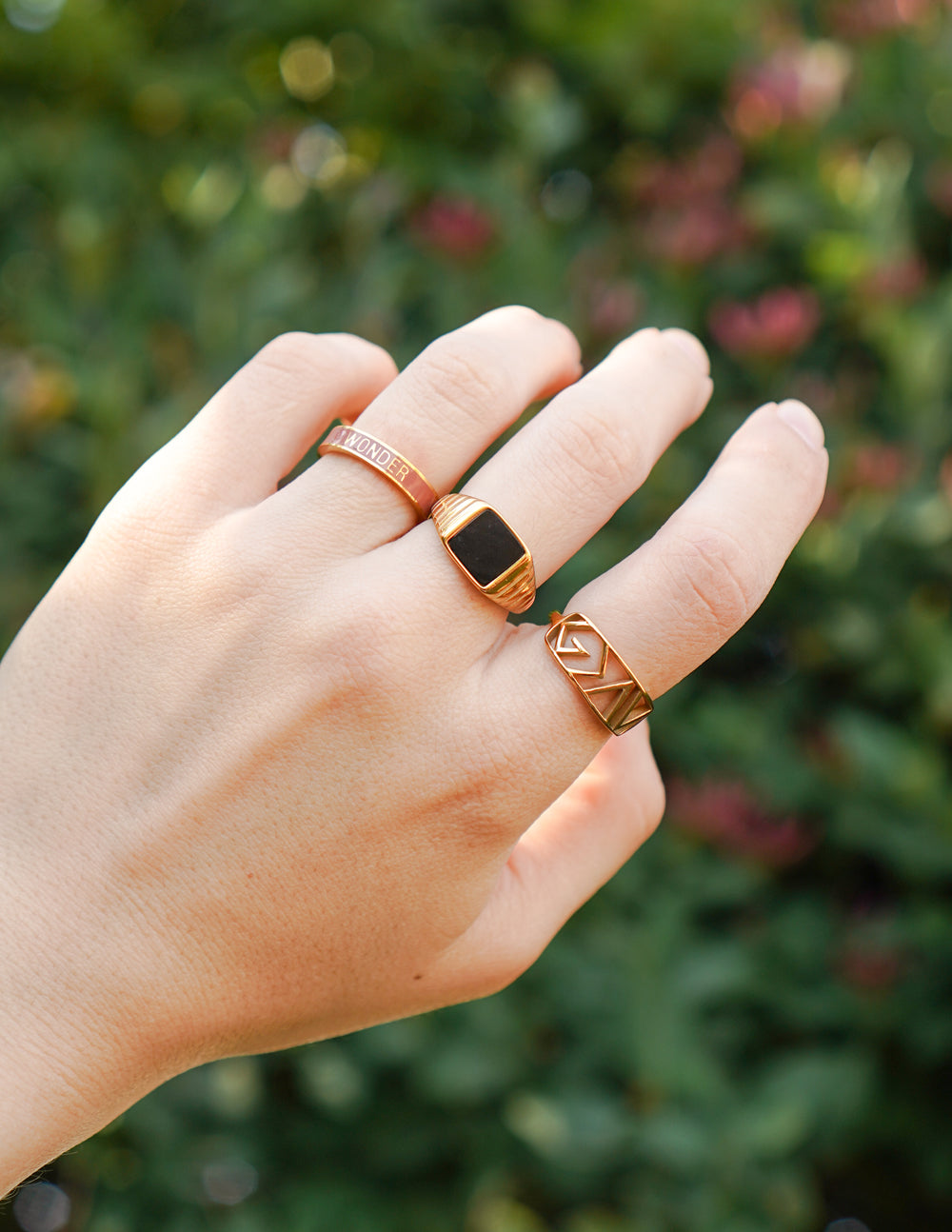 Bague Statement Hauts et Bas