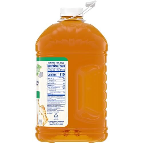 Jus de pomme Kroger 100 % à base de concentré, bouteille de 3,79 L