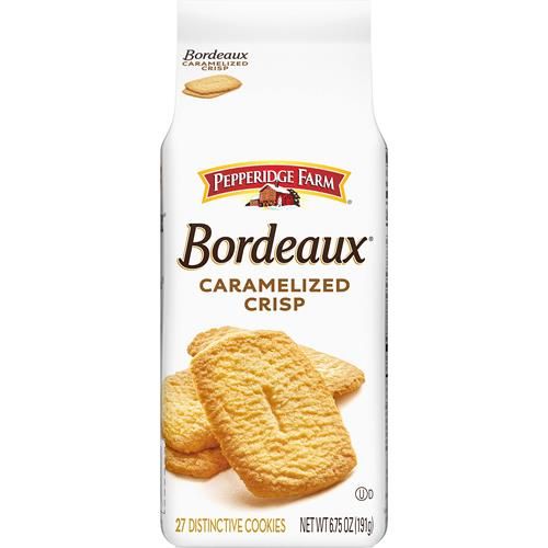Biscuits croustillants caramélisés Bordeaux de Pepperidge Farm, sac de 191 g