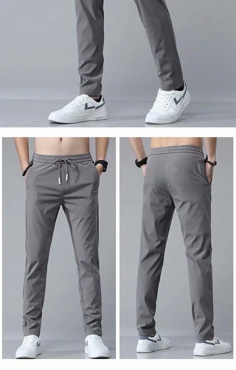Pantalons de jogging droits pour homme – Légers, décontractés, confort coréen