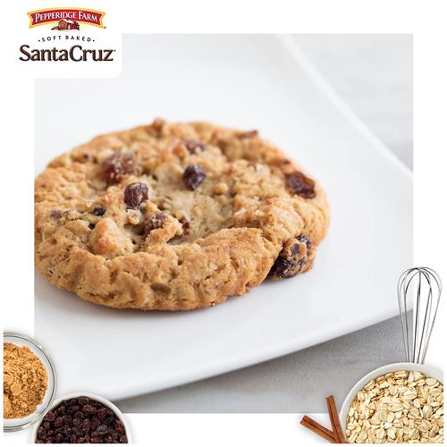 Biscuits moelleux aux flocons d'avoine et aux raisins secs Pepperidge Farm Santa Cruz, sac de 243 g