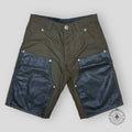 Short de Charpentier Chrome Hearts Double Genou en Nylon Marron