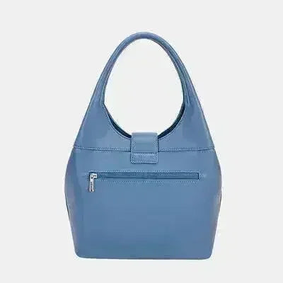 Sac fourre-tout David Jones Rivet – Sac cabas moyen en similicuir PU tendance | Femstylo