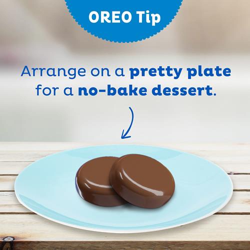 Biscuits sandwich au chocolat Oreo recouverts de fudge, 223 g