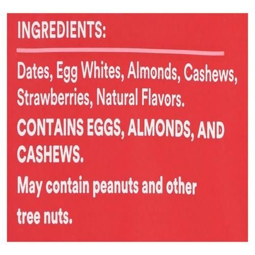 Rxbar Barre Fraise, 51 g