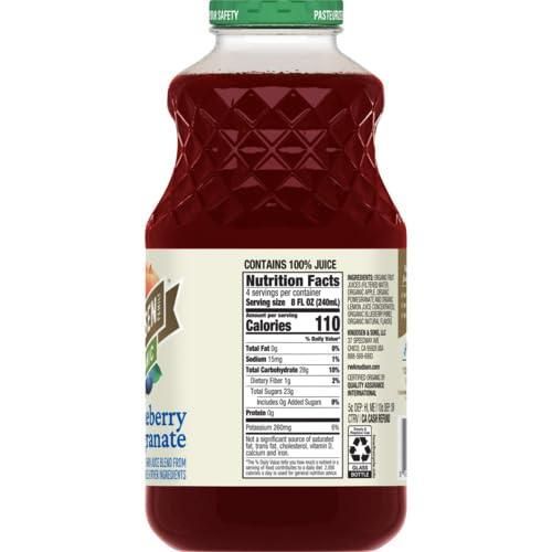 Jus biologique Myrtille Grenade R.W. Knudsen, 946 ml
