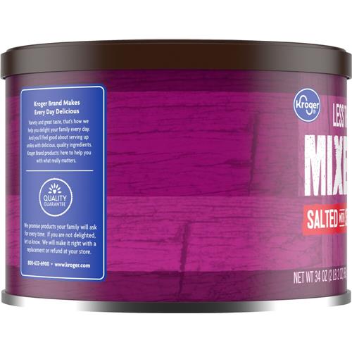 Mélange de noix salées au sel de mer Kroger 963 g