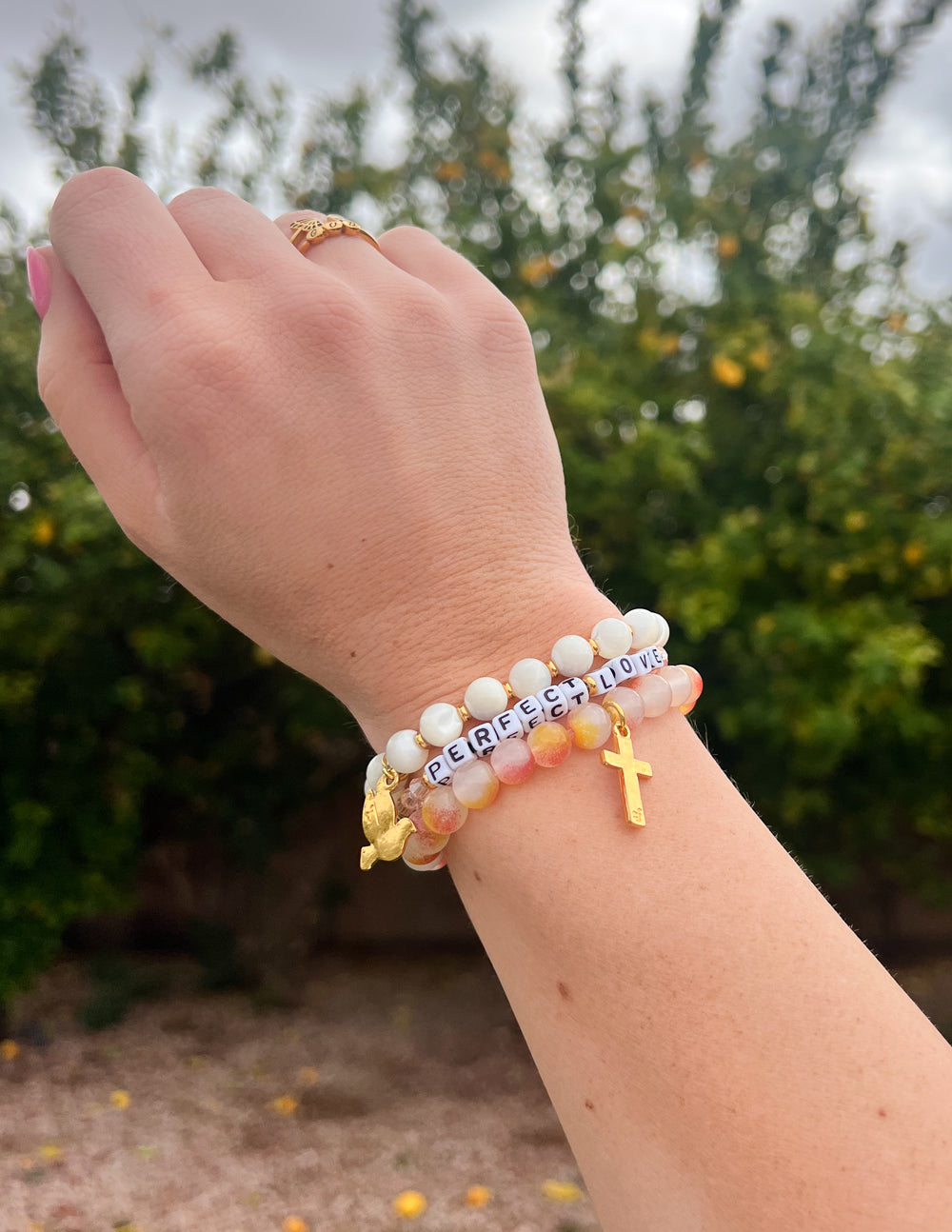 Bracelet à breloques Colombe
