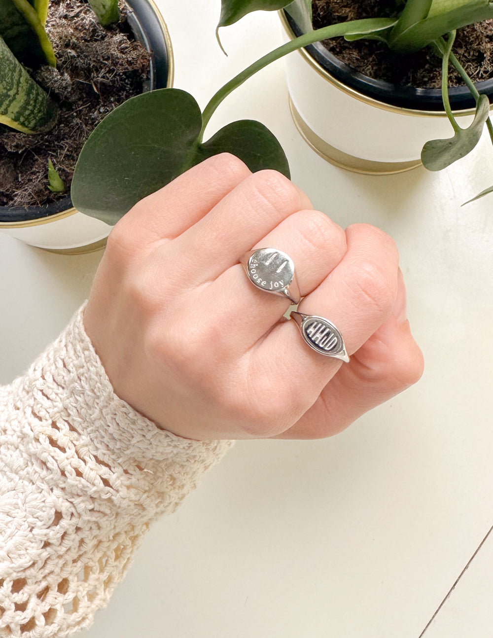 Bague argent WWJD
