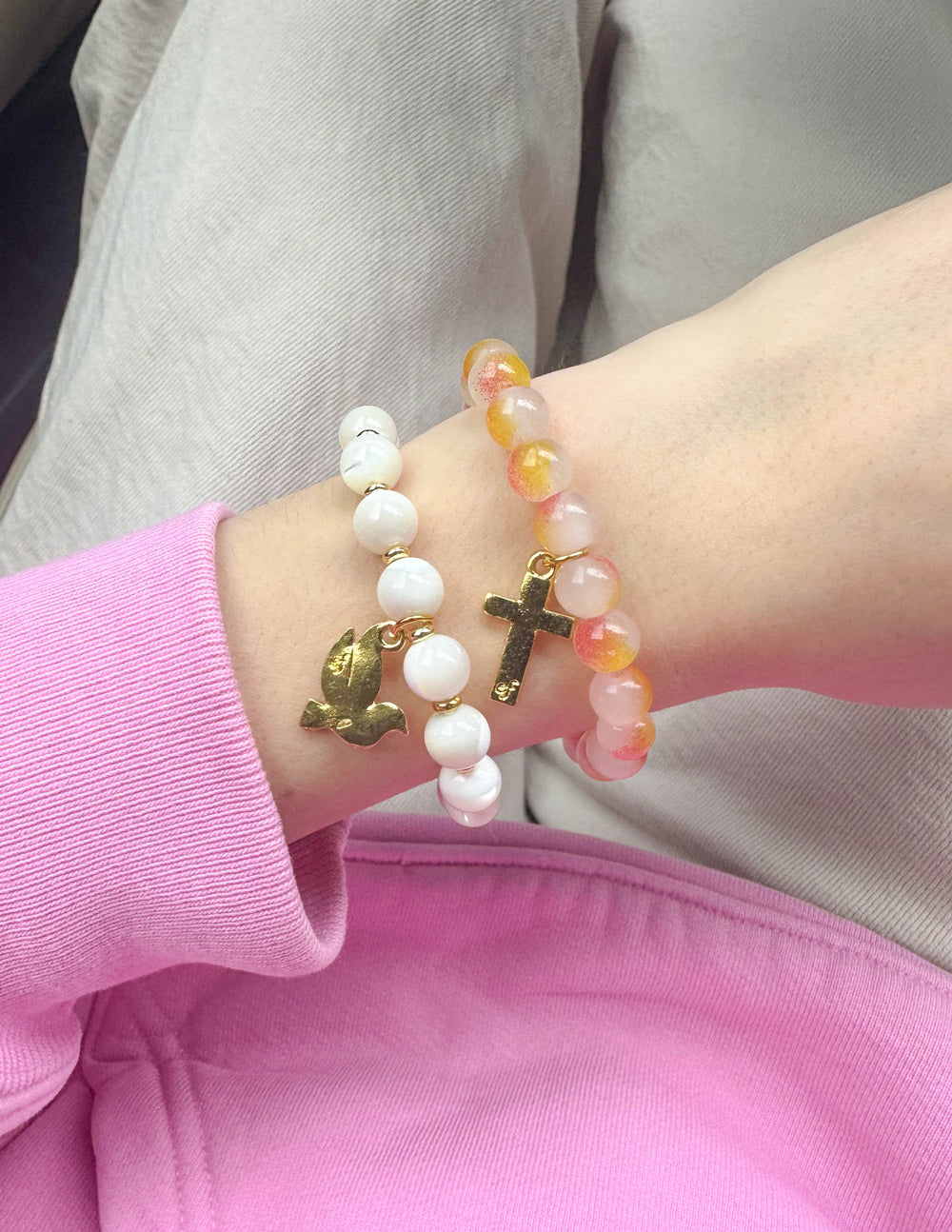 Bracelet à breloques Colombe