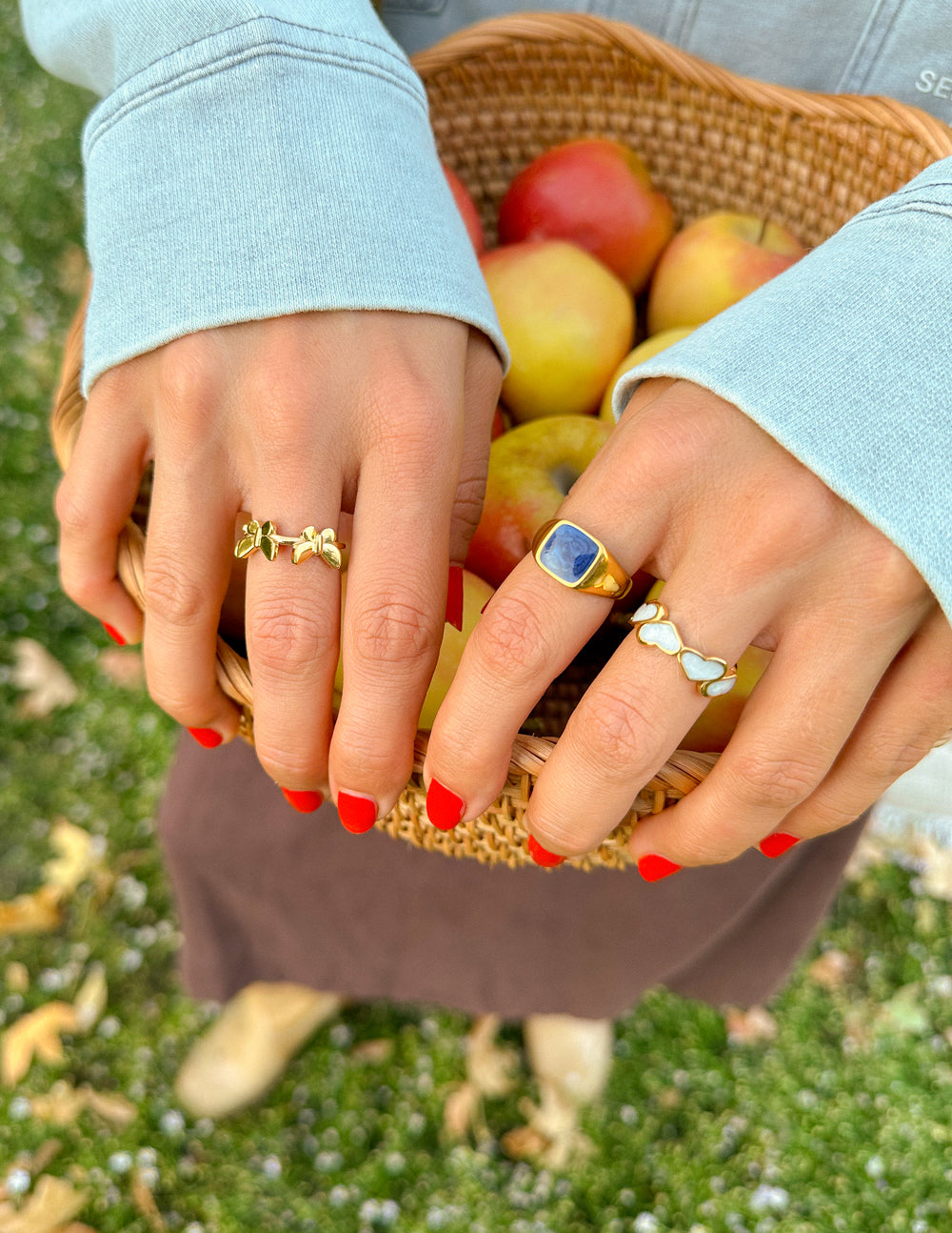 Bague Sceau Indigo