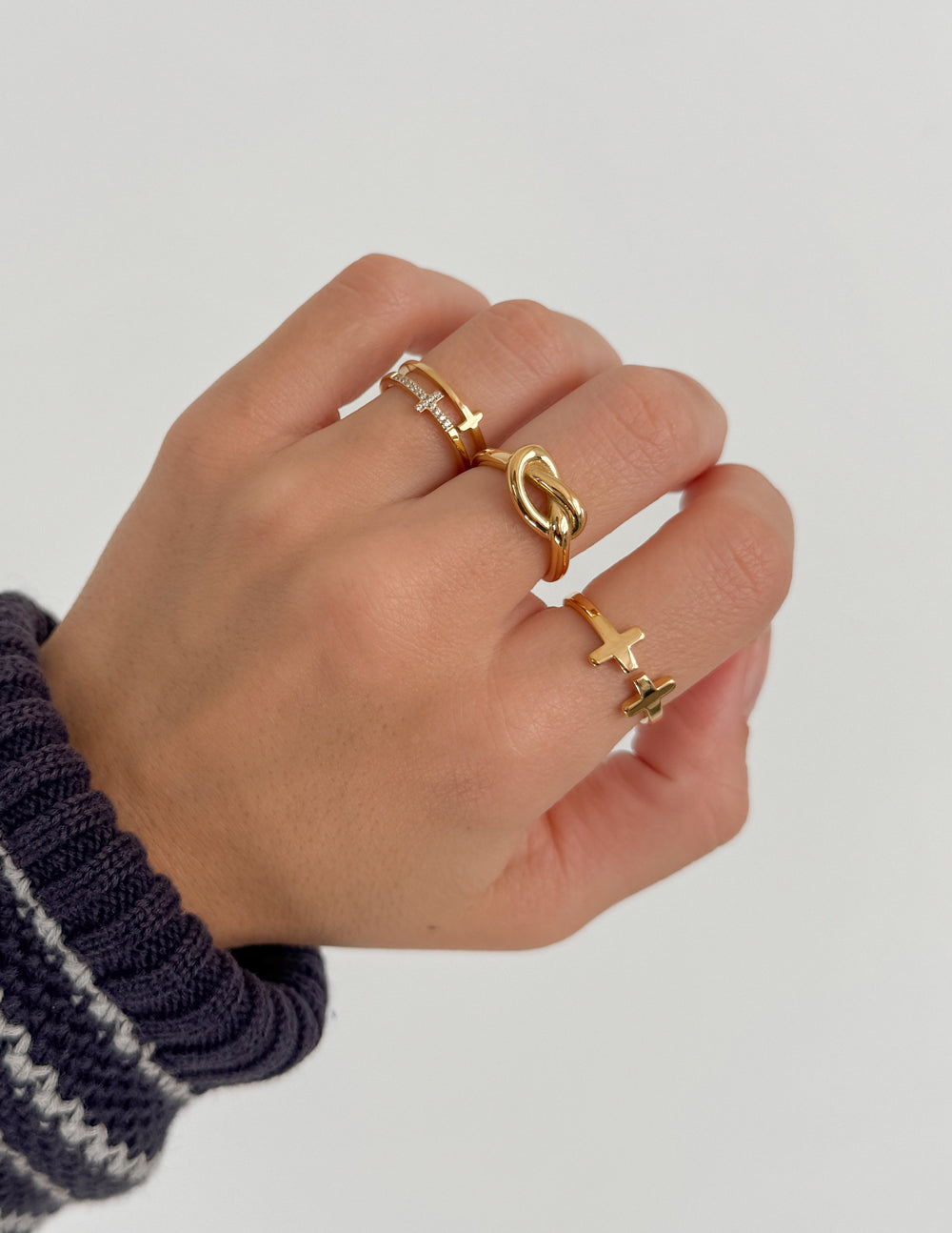 Bague Croix Éternelle