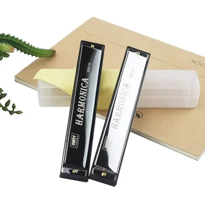 Harmonica 24 trous avec embouchure en métal