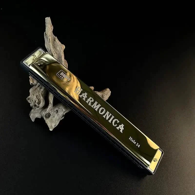 Harmonica 24 trous avec embouchure en métal