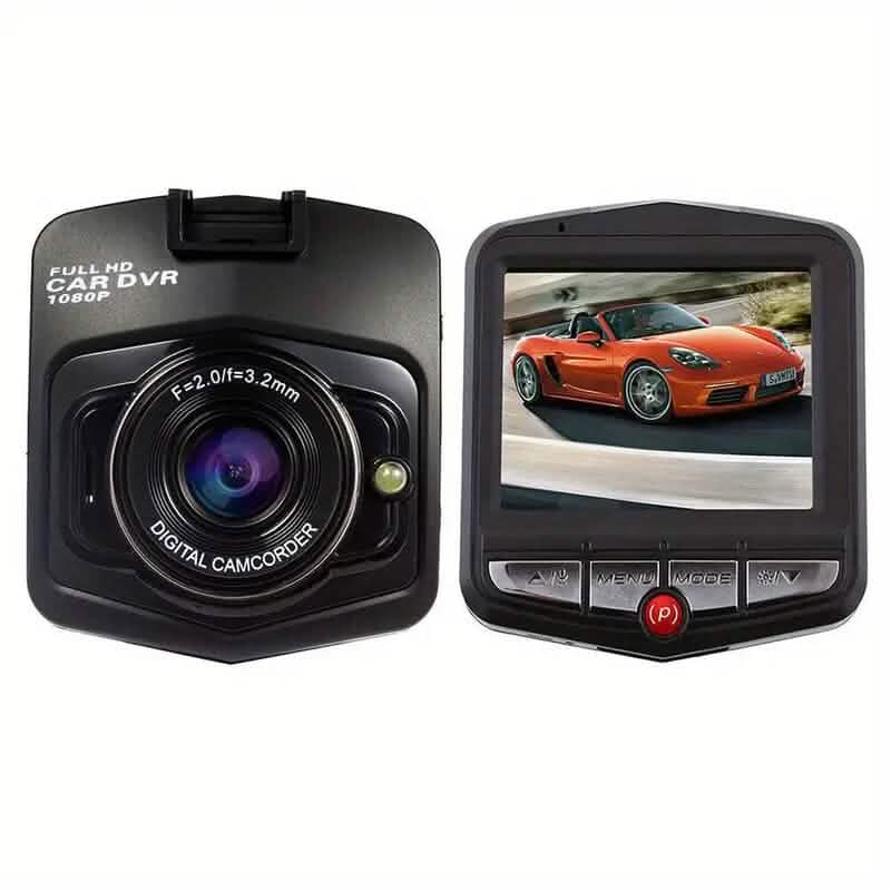 Dashcam full HD 1080p noire de 2,4 pouces