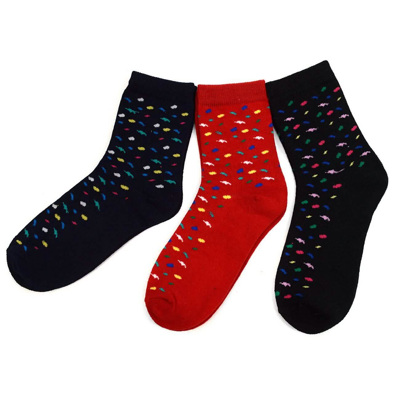 Lot de 24 : Chaussettes Femme Chaudes et Confortables Assorties