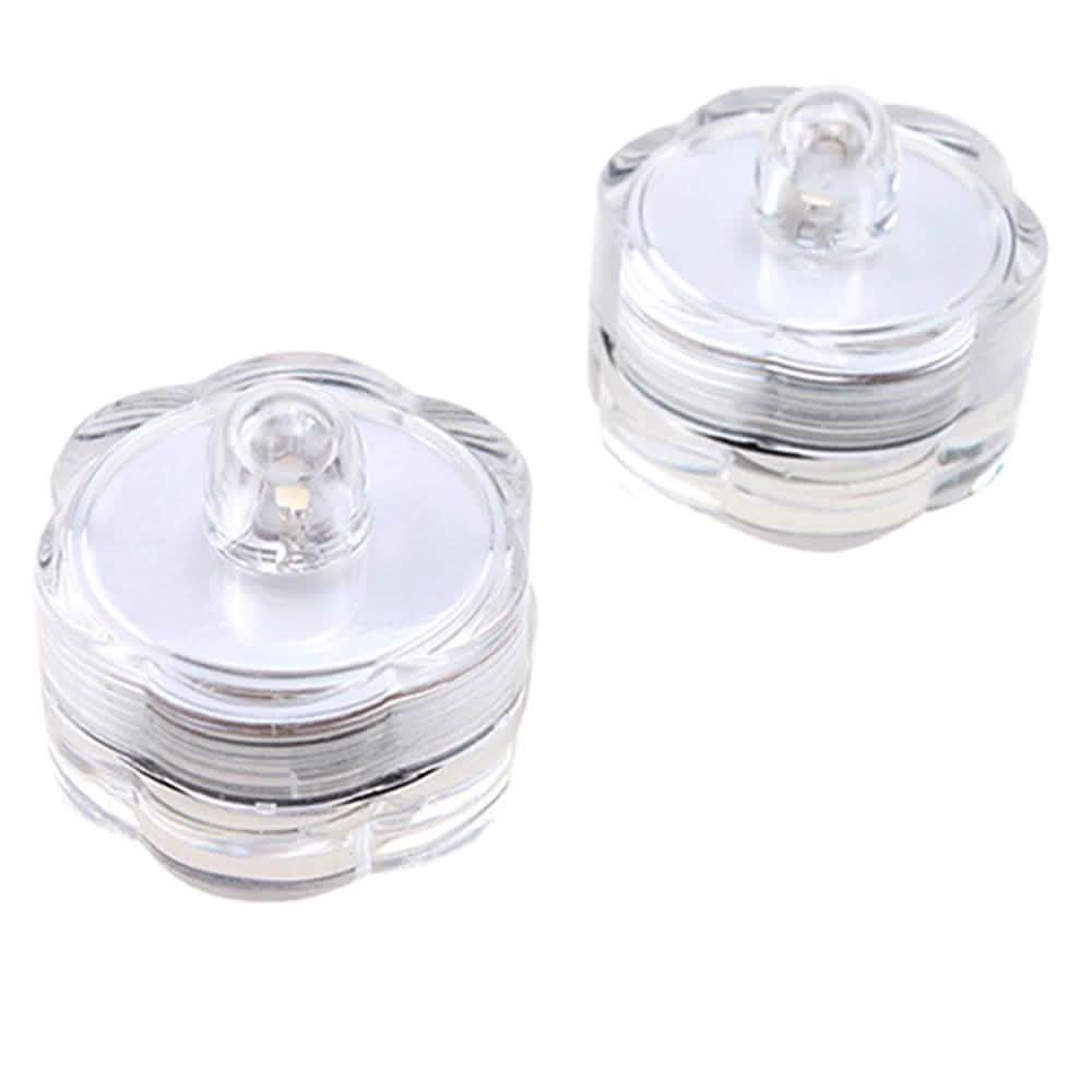 Lot de 24 : Bougie chauffe-plat submersible à LED RVB
