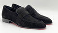 C Collection Suede Loafer - Black