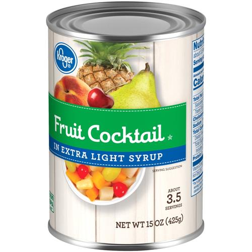 Kroger Salade de fruits en conserve dans du sirop léger 425 g