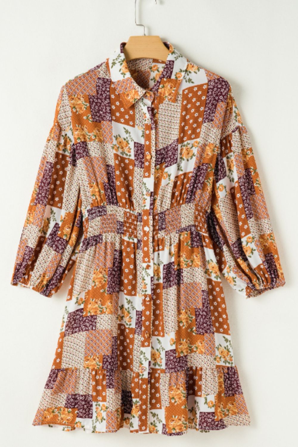 Robe Mini-Chemise Colorée Unique - Vibrante & Tendance - Décontractée - Robe de Soirée