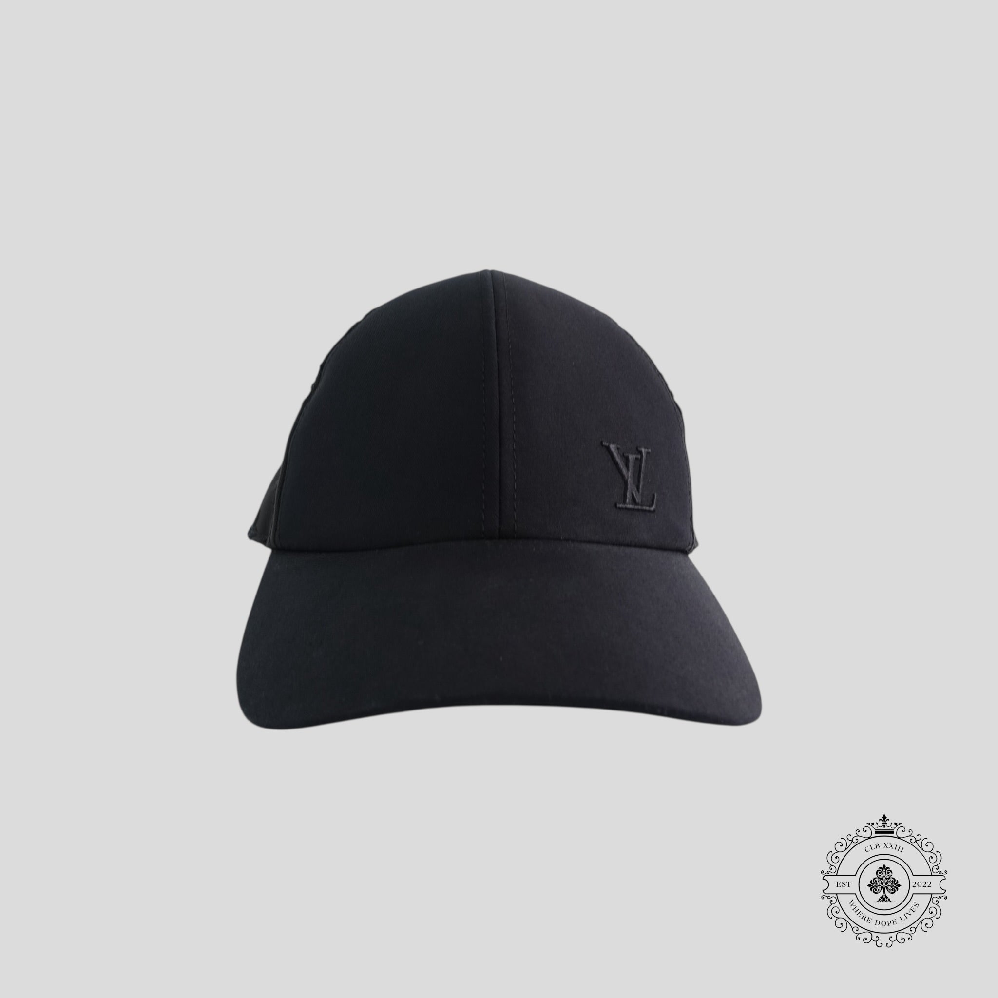 Casquette de baseball Louis Vuitton Monogram Mesh noire