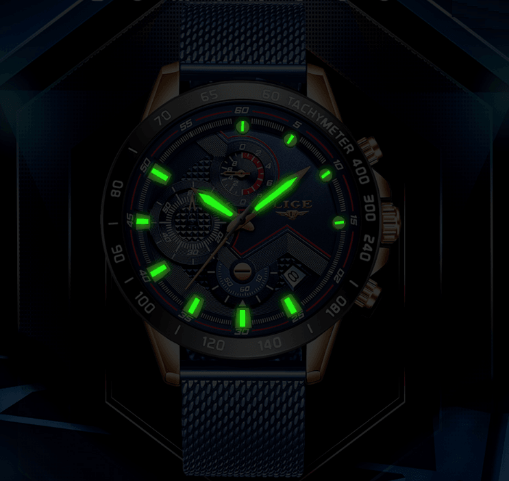 Montre Sport Étanche Homme Avec Bracelet En Acier Inoxydable Design Unique Cadeau Idéal Pour Votre Homme