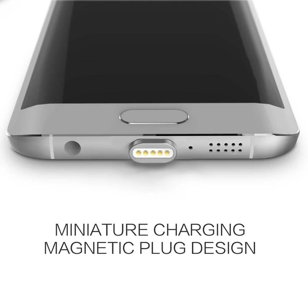 Câble magnétique micro USB (2,4 A) pour synchronisation et charge