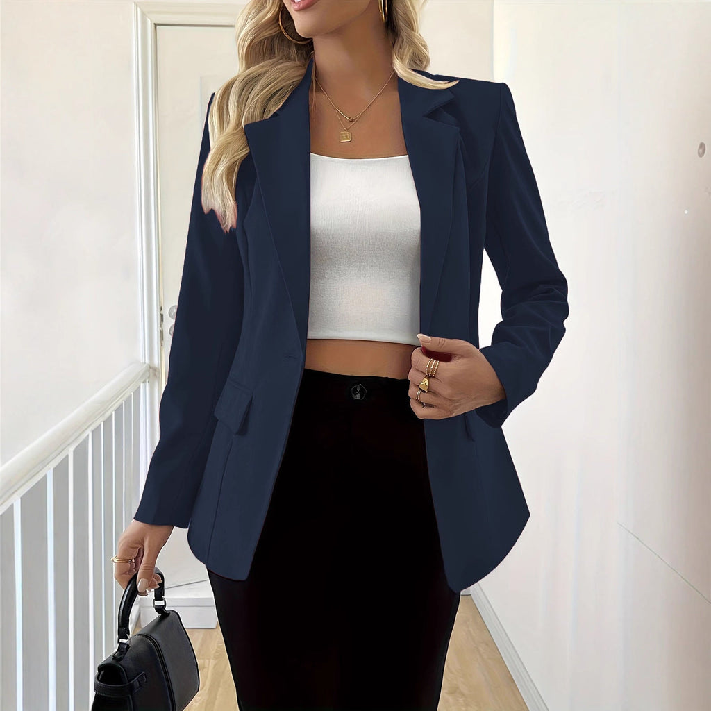 Veste boutonnée à manches longues – 4 couleurs, du S au 3XL