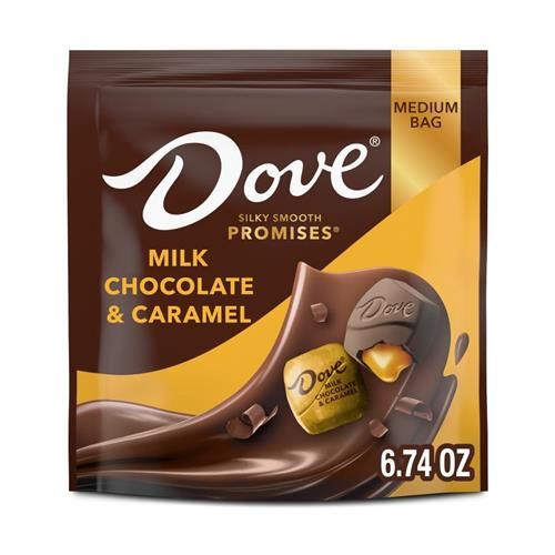 Sachet de chocolats au lait et au caramel Dove Promises, 191 g