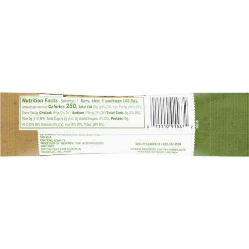 Simple Truth Cacahuètes grillées au sel de mer 42 g