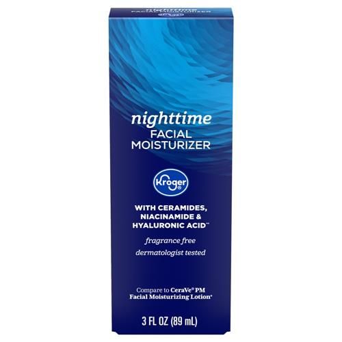 Hydratant visage Kroger Testé par des dermatologues Sans parfum 89 ml