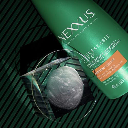 Shampooing Nexxus Unbreakable Care Anti-casse à la Kératine, au Collagène, à la Biotine Pour Cheveux Fins et Clairsemés Shampooing Sans Sulfate 400 ml
