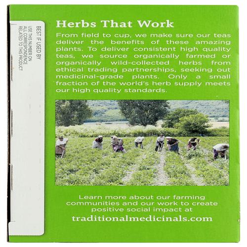 Traditional Medicinals, Thé vert menthe poivrée biologique, 16 sachets