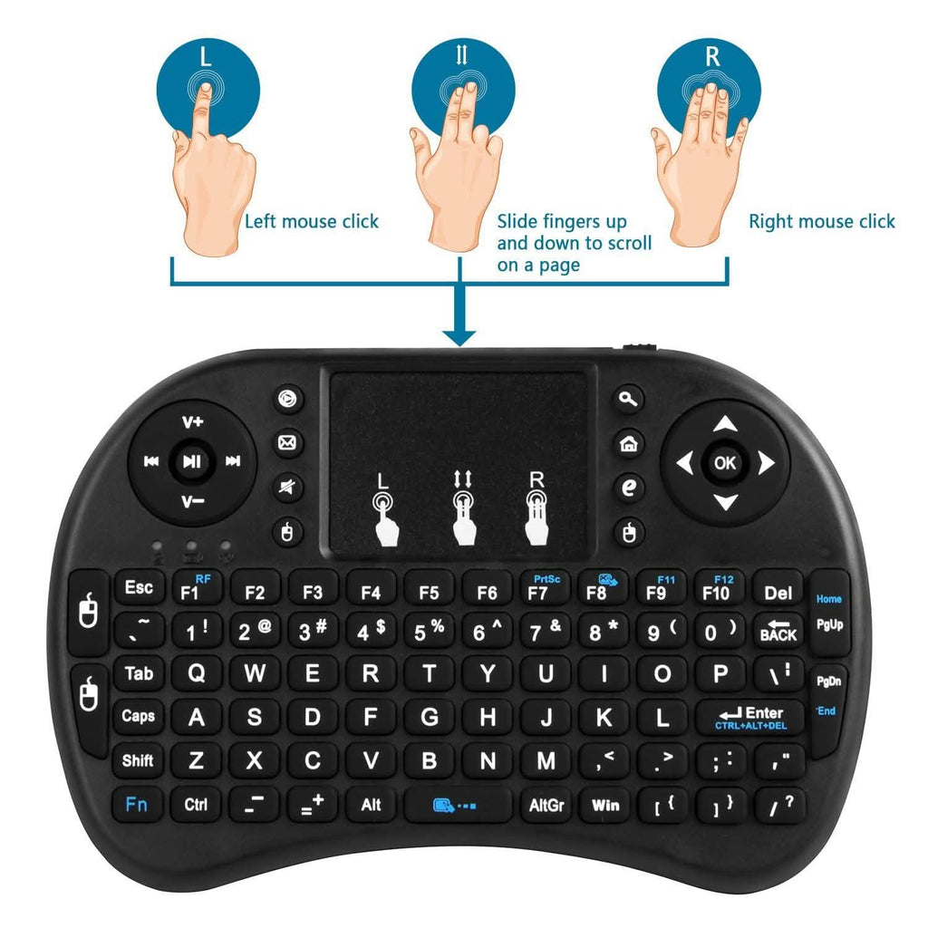 Mini-clavier et pavé tactile sans fil 2,4G