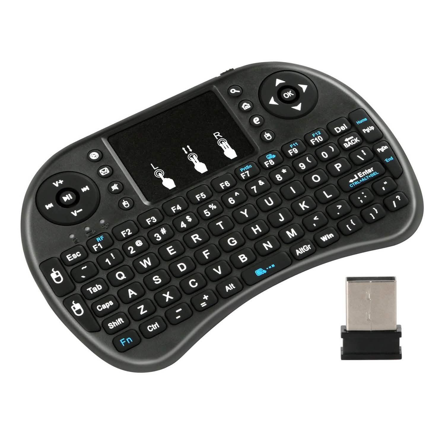 Mini-clavier et pavé tactile sans fil 2,4G
