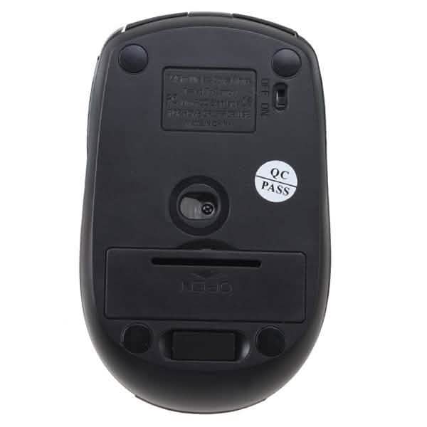 Souris optique sans fil 2,4 GHz avec récepteur USB et DPI réglable pour PC portable et ordinateur de bureau
