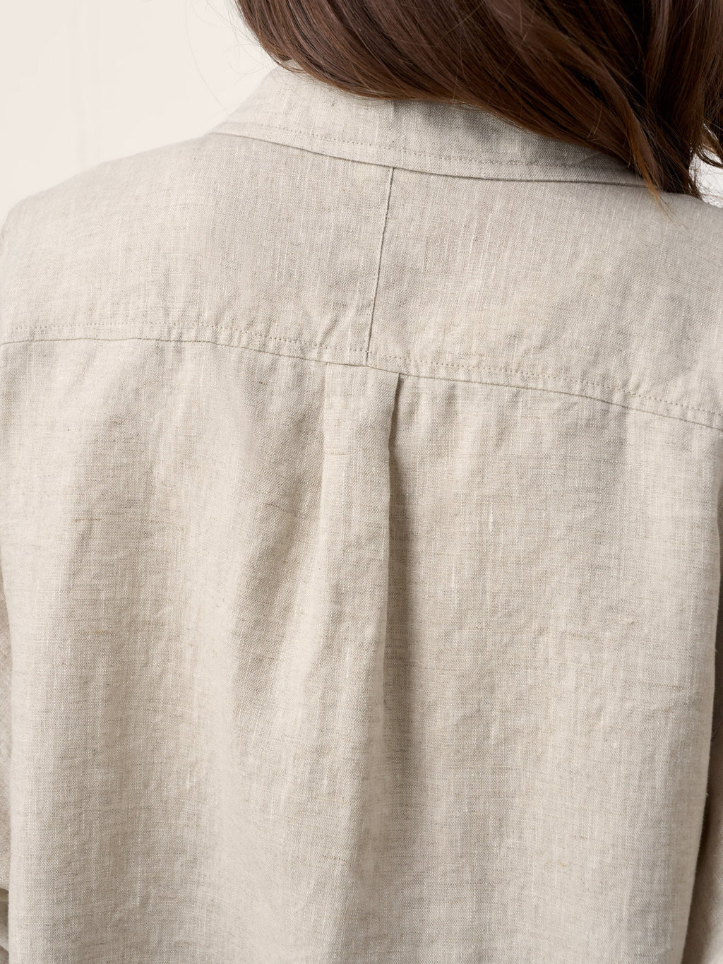 Chemise 100 % lin à patte de boutonnage dissimulée et poches plaquées FELICITY