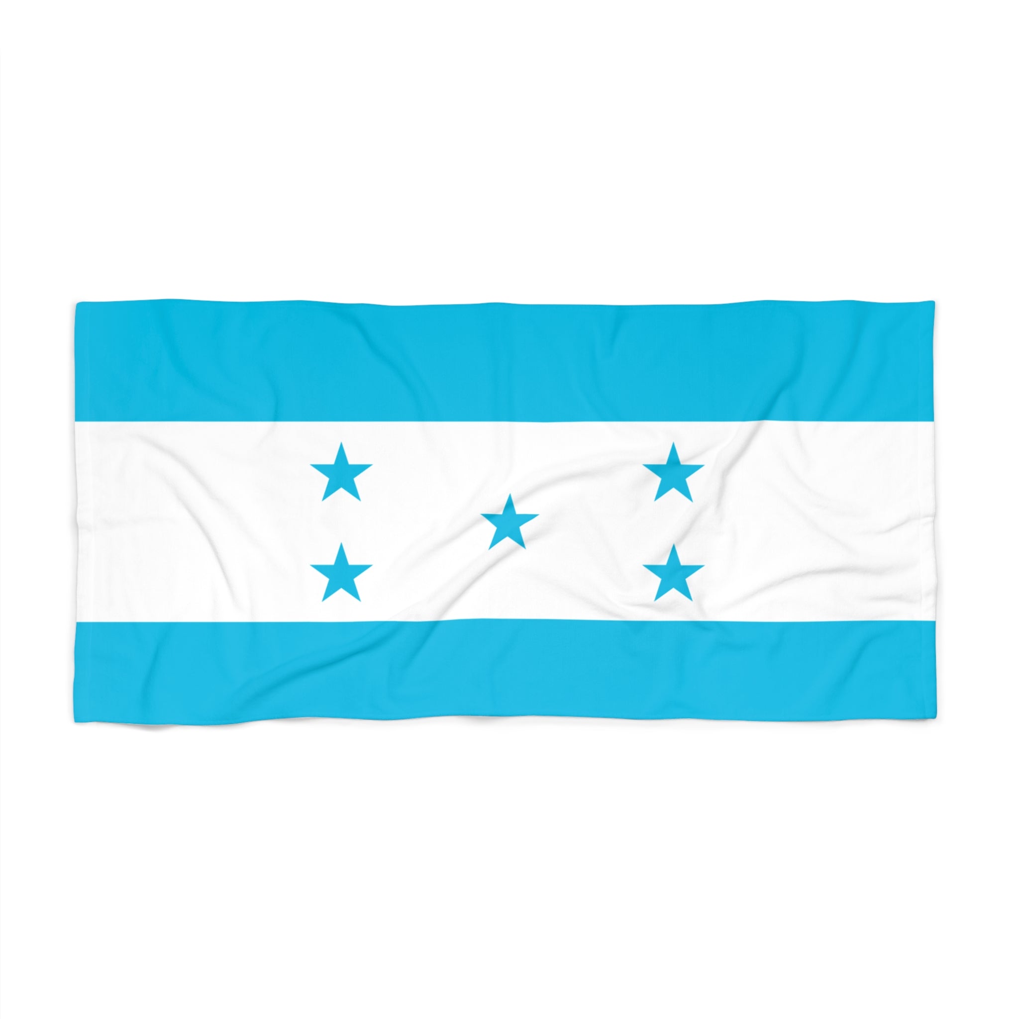 Serviette de plage drapeau du Honduras | Qualité & Durable - 2 tailles | Fierté hondurienne | Cadeau pour les Honduriens