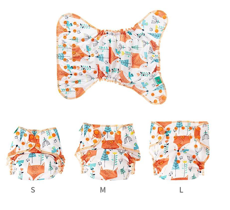 Couche lavable en tissu pour bébé, réutilisable, pour bébés mouilleurs, hybride, imperméable, en bambou, pour filles et garçons